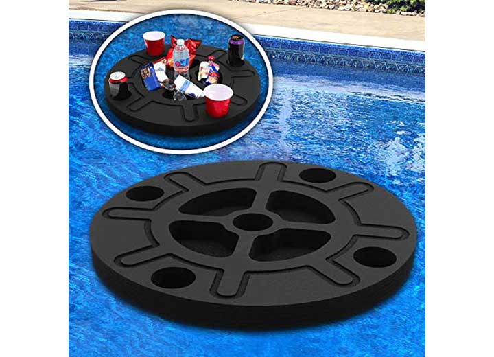 Polar Whale Products Polar Whale Floating Ship Wheel Drink Holder Refreshment Table Tray