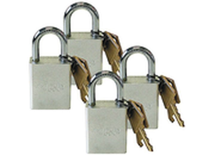 Roadmaster Inc Roadmaster Padlocks for Quick-Disconnect - 4-Pack, Keyed Alike