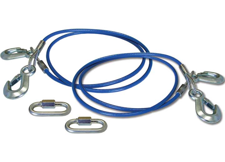 Roadmaster Inc Roadmaster 64" Straight Double Hook Safety Cables - Pair