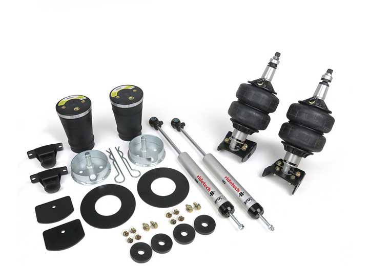 Ridetech 65-72 GALAXIE AIR SUSPENSION SYSTEM W/ HQ FRONT SHOCKWAVES