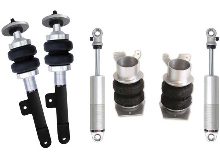 Ridetech 05-C CHARGER/CHALLENGER AIR SUSPENSION SYSTEM W/ HQ FRONT SHOCKWAVES