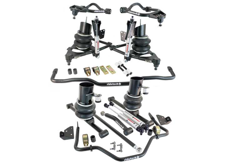 Ridetech 59-64 IMPALA HQ AIR SUSPENSION SYSTEM W/ COOLRIDE HQ FRONT SHOCKWAVES