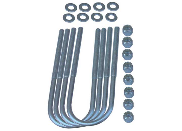 Rubicon Express 53-71 JEEP CJ FRONT U-BOLT KIT W/DANA 25/27