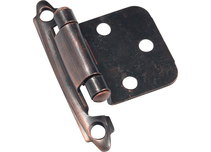 RV Designer SELF CLOSING HINGE - OLD WORLD BRASS