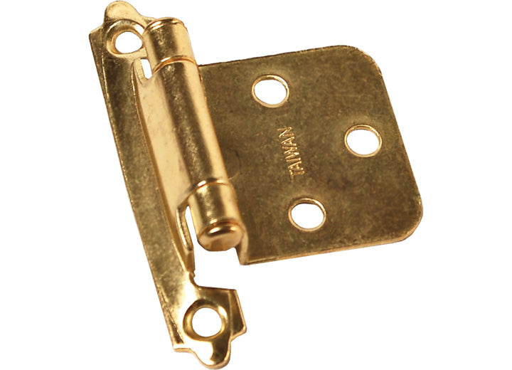 RV Designer SELF CLOSING HINGE - BRASS