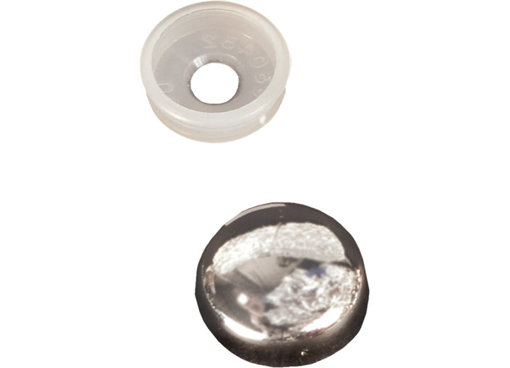 RV Designer SCREW COVERS - CHROME