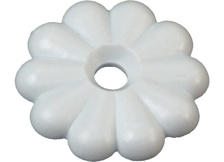 RV Designer ROSETTE WASHERS - WHITE WITH #6 SCREWS
