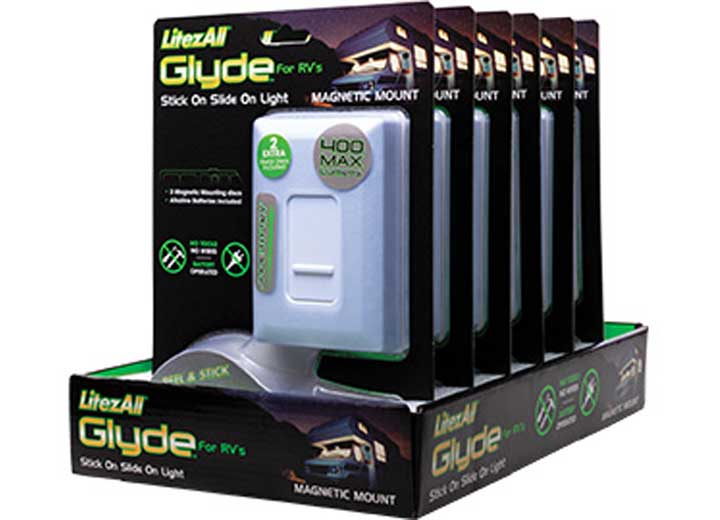 RV Designer WIRELESS GLYDE LIGHT, 6PK PDQ