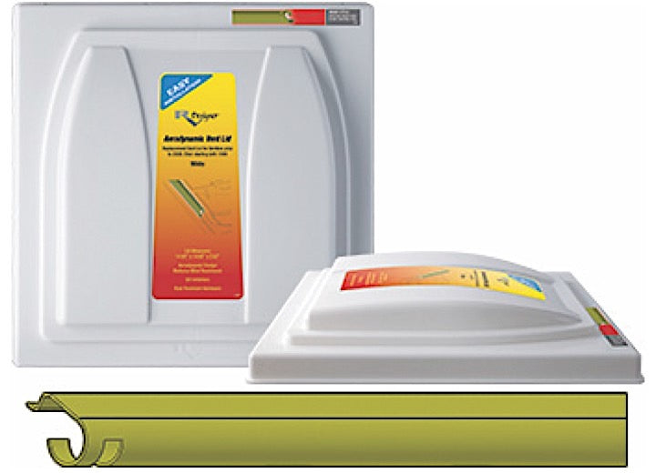 RV Designer VENT LID, VENTLINE PRIOR TO 2008 AND ELIXIR START W/1994, WHITE