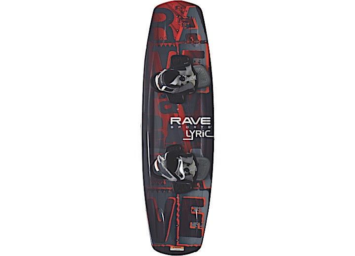 RAVE Sports Lyric Wakeboard with Bindings Package - Red