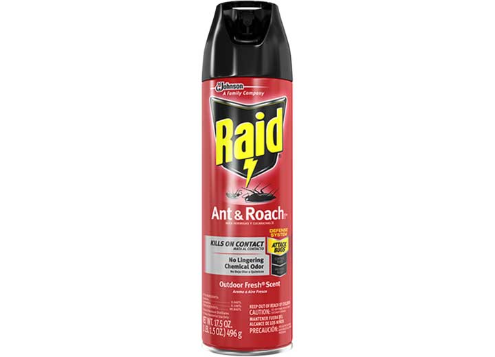 SC Johnson RAID ANT AND ROACH KILLER INSECTICIDE AEROSOL SPRAY, OUTDOOR FRESH SCENT- SINGLE
