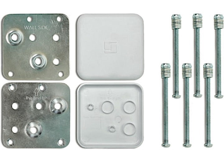Stromberg Carlson Products, Inc BACKER PLATE KIT - BACKER PLATES & HDW FOR 3-HOLE AM/AC RAILS