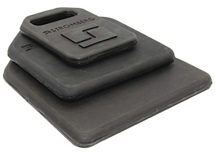 Stromberg Carlson Products, Inc 12IN X 14IN X 1IN EPDM RUBBER PADS, 2 PK