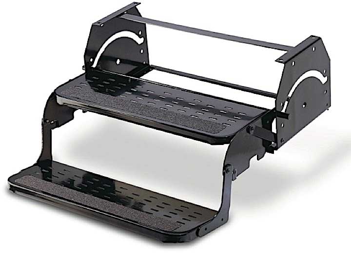 Stromberg Carlson Products, Inc RV MANUAL STEP 20IN W DOUBLE STRAIGHT TREADS 7.75IN RISE