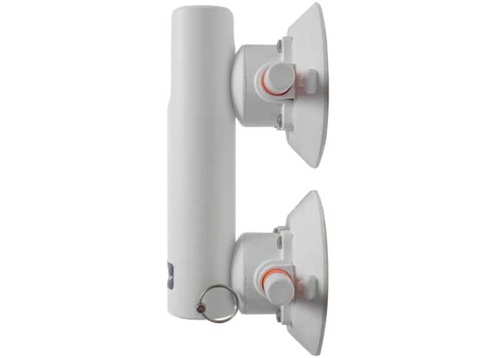 SeaSucker HEAVY DUTY ROD HOLDER W/(2) 4.5IN VACUUM MOUNTS; PVC ROD TUBE