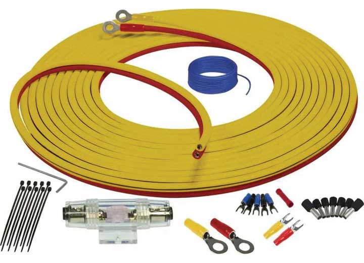 STINGER 4GA MARINE COMPLETE KIT 3M POWER/GROUND WIRE MARINE GRADE POWER KIT SEA