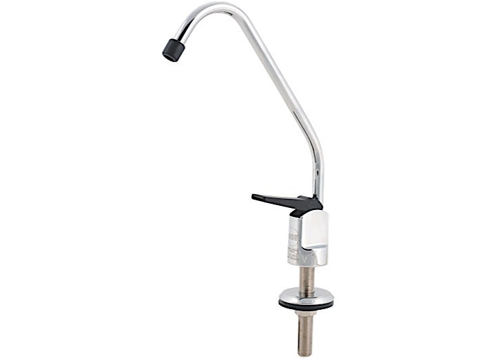Pentair Shurflo SINGLE FIXTURE TOUCH FAUCET-NSF LISTEDCHROME, 1/4IN, STAINLESS SPOUT, MOUNTING H