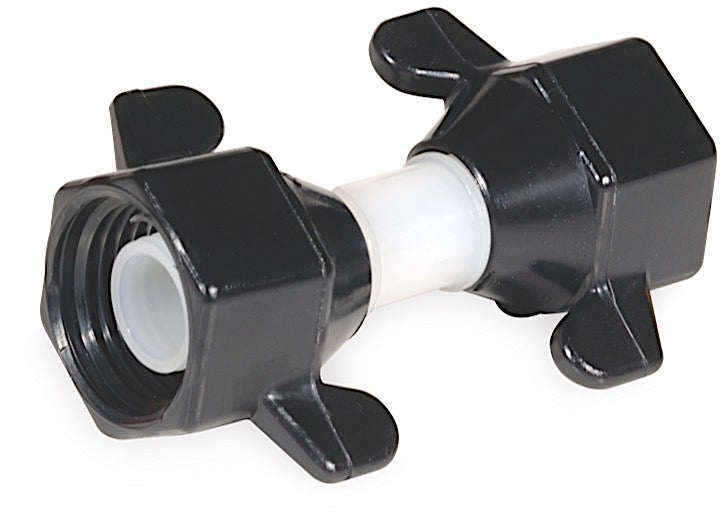 Pentair Shurflo WINGNUT SWIVEL (PUMP/ACCUMULATOR FITTING), NYLON, 3/4IN GHT (M) X 1/2IN (F)