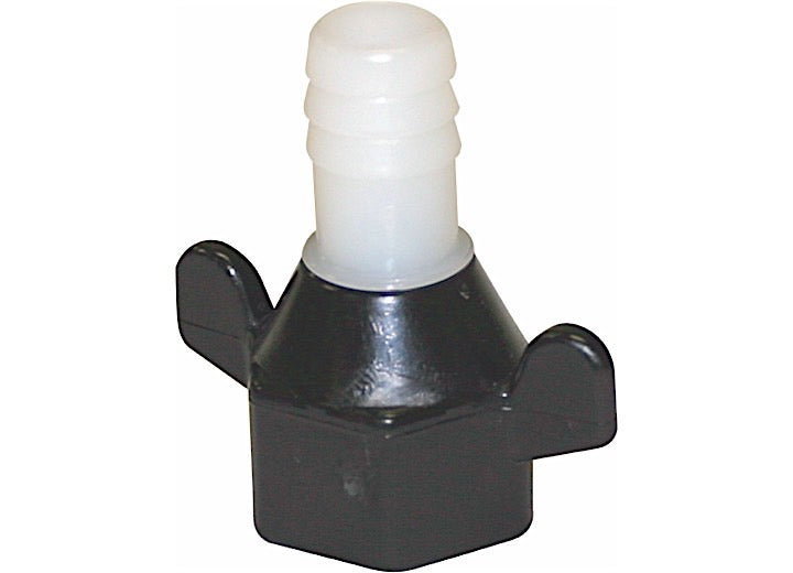Pentair Shurflo WINGNUT SWIVEL, NYLON, 1/2IN-14 NPT (F) X 3/4IN BARB