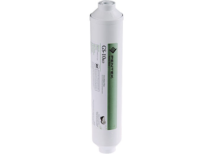 Pentair Shurflo GS-10RO-B-1/4IN, 10IN IN-LINE FILTER, 1/4IN NPT-FEMALE PORTS, GAC