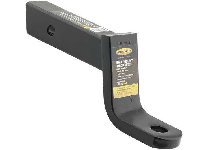 Smittybilt 2IN X 2IN RECEIVER 1IN SHANK HOLE 4IN DROP STEEL