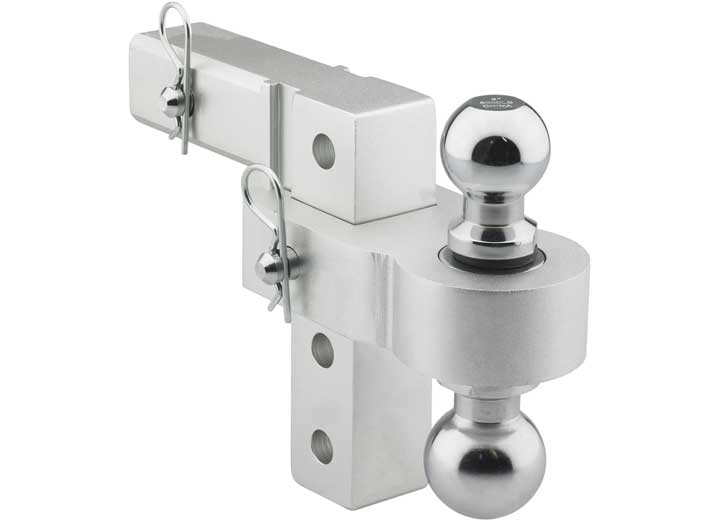Smittybilt 2&2-5/16 IN BALL 6K GTW 6 IN ADJ ALUMINUM DROP HITCH