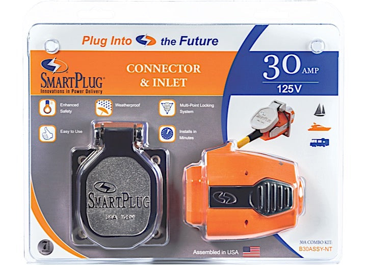 SmartPlug 30 AMP-FEMALE CONNECTOR & STAINLESS STEEL INLET