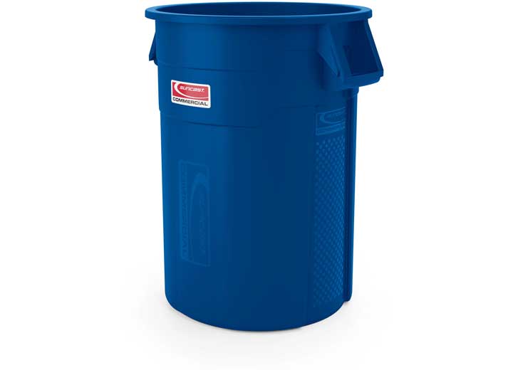 Suncast TRASH CAN UTILITY, 55, BLUE