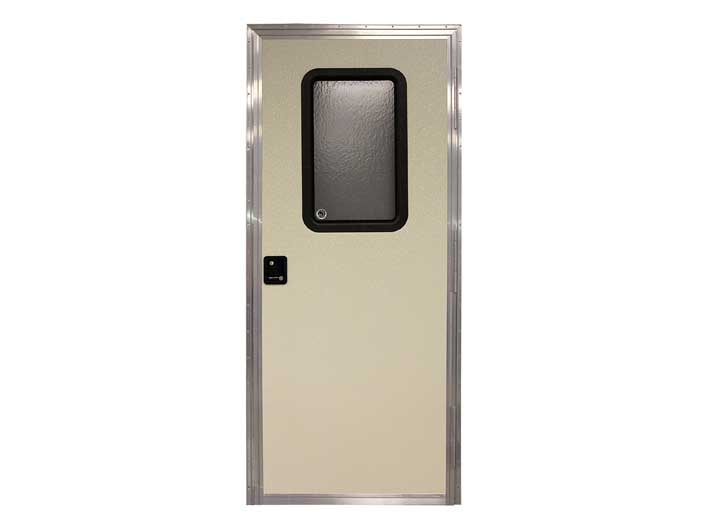 Lippert RV Entry Door - Square, Right Hand Orientation, 26"W x 70"H, Off-White