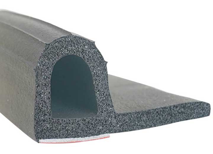 Steele Rubber Products W/S, SLIDE-OUT, P W/TAPE, 1X1-1/8, 30FT