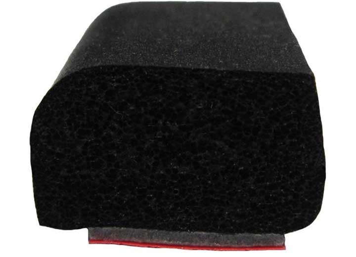 Steele Rubber Products W/S, SPONGE, RECTANGLE W/TAPE, 7/16X11/16, 10FT
