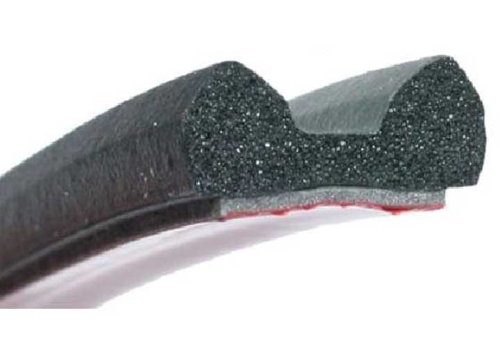 Steele Rubber Products W/S, SPONGE, CUSHION STRIP W/TAPE, 5/16X3/4, 15FT