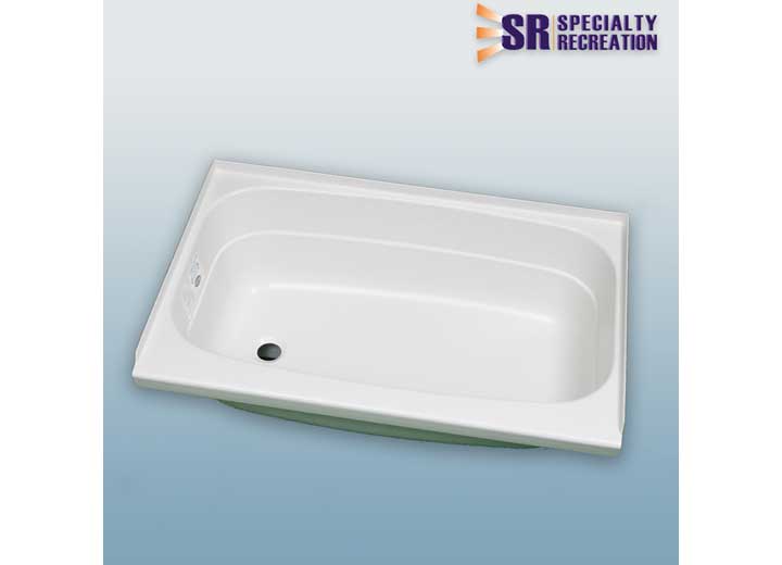 Specialty Rec SHOWER PAN, 24 X 24, CR DRAIN, WHITE