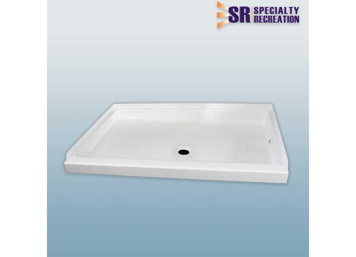 Specialty Rec SHOWER PAN, 24 X 32, CR DRAIN, WHITE