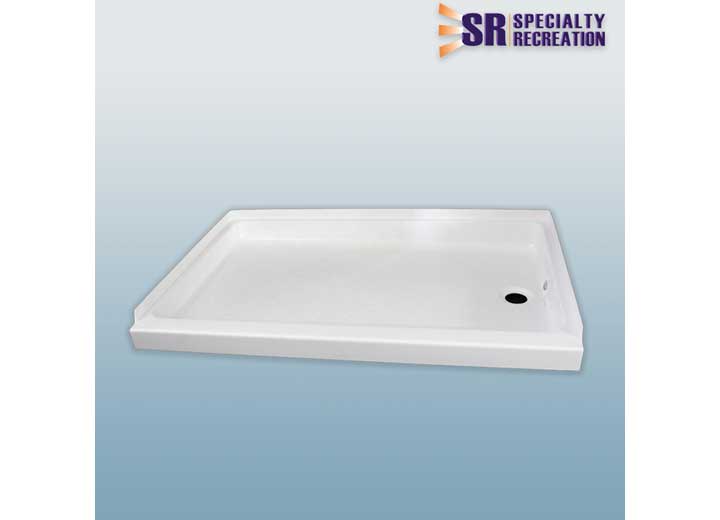 Specialty Rec SHOWER PAN, 24 X 36, RH DRAIN, WHITE