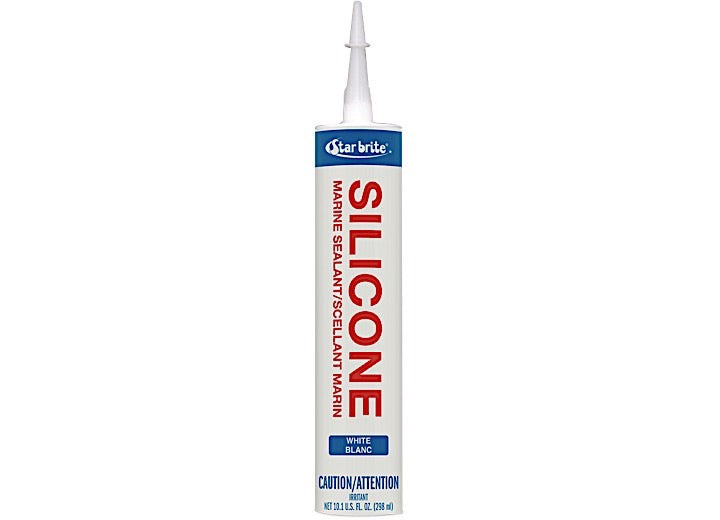 Star Brite / Star-Tron SILICONE SEALANT WHITE 10.3 OZ.