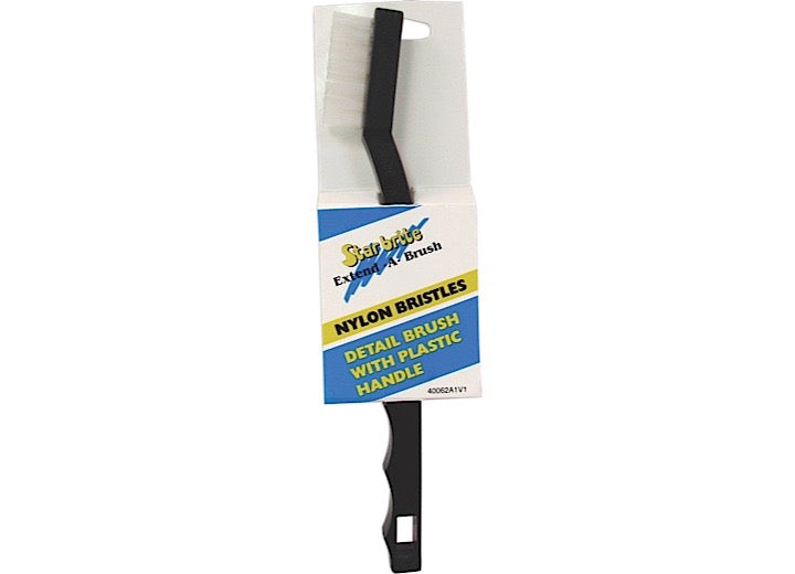 Star Brite / Star-Tron DETAIL BRUSH WITH PLASTIC HANDLE AND NYLON BRISTLES