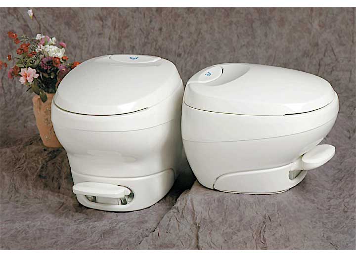 Thetford AQUA MAGIC BRAVURA PLASTIC LOW PROFILE BUILT-IN TOILET - PARCHMENT