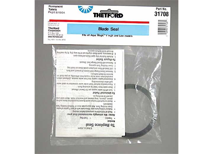 Thetford AM5 BLADE SEAL