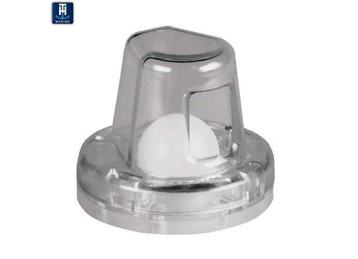 TH Marine FLOW-MAX BALL SCUPPER - CLEAR