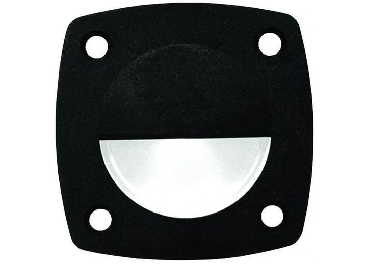 TH Marine LED COMPANION WAY LIGHT BLACK HOUSING-3 WHITE LED-SNAP COVER-16INWIRES - RETAIL
