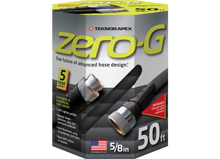 Teknor Apex ZERO-G HOSE, 5/8IN X 50FT, BLACK