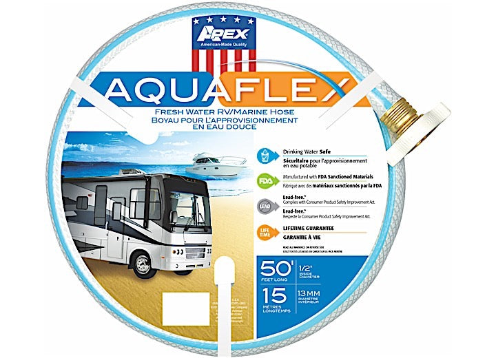 Teknor Apex AQUAFLEX HOSE1/2IN X 50FT DUAL RADIAL REINFORCED