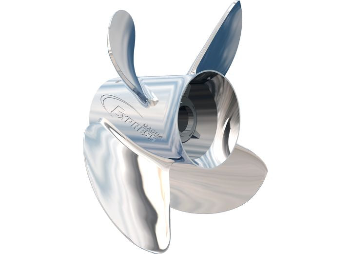 Turning Point Propellers EXPRESS MACH4 BOAT PROPELLER(SERIES EX-4) 14X19, 4 BLADE STAINLESS STEEL RH (STD