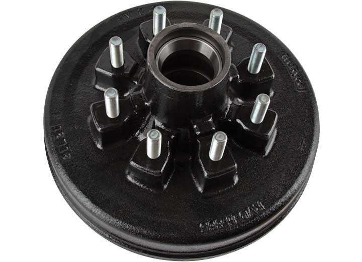 TRP International BRAKE DRUM 7.0K 8-6.5IN BC 9/16 STUDS CUPPED PAINTED STUDDED