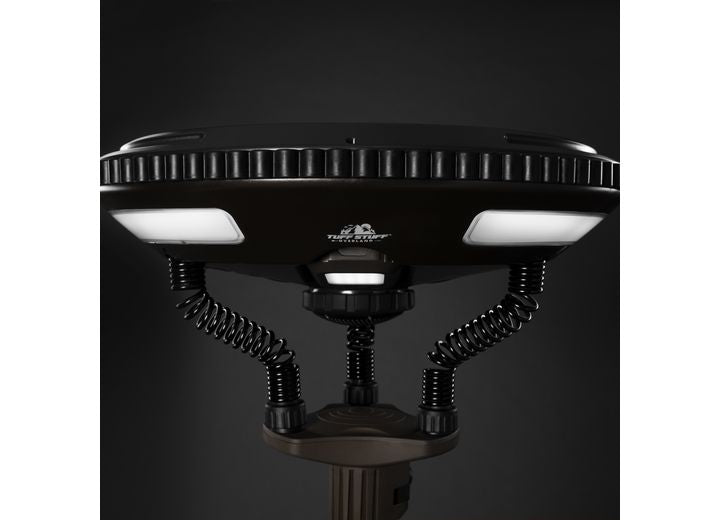 Tuff Stuff 4X4 TUFF STUFF OVERLAND HALO 9.75IN SOLAR FREESTANDING LIGHT WITH SPEAKER
