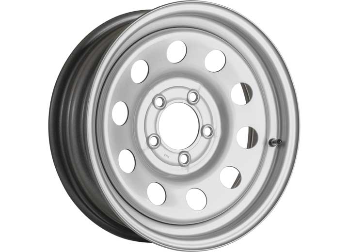 Taskmaster STEEL VESPER TRAILER WHEEL 15X5 5X4.5 SILVER MOD 2160 LCC