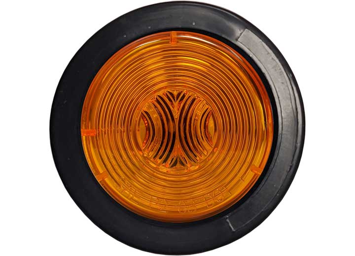 Uni-Bond Lighting 2IN ROUND SEALED AMBER, OPEN GROMMET & PIGTAIL KIT
