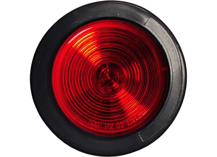 Uni-Bond Lighting 2.5IN ROUND SEALED RED, OPEN GROMMET & PIGTAIL KIT