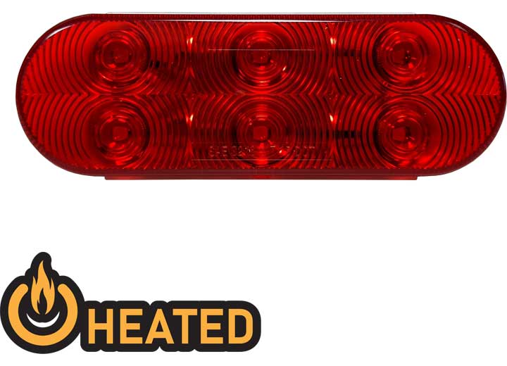 Uni-Bond Lighting LED HEATED TAIL LAMPS 6-DIODES RED